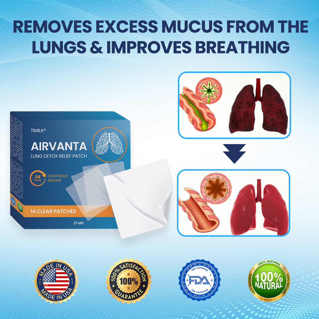 Timilk® AirVanta Lung Detox Relief Patch.
