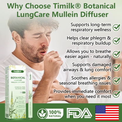 Timilk® Botanical LungCare Mullein Diffuser.