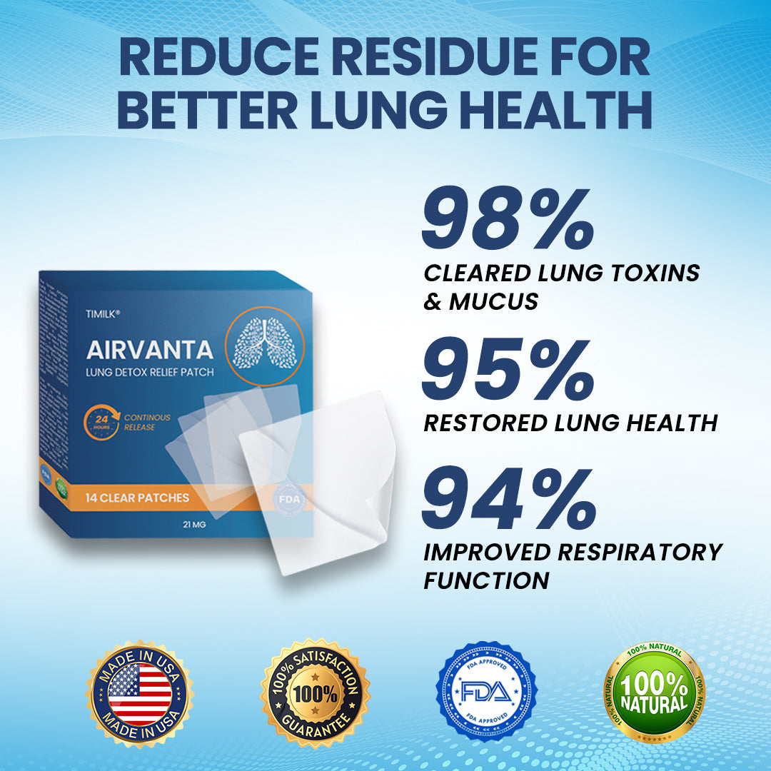 Timilk® AirVanta Lung Detox Relief Patch.